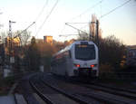 Ein Nachschuss auf einen Holländischer Regionalzug aus Aachen-Hbf(D) nach Maastricht(NL) und kamm aus Richtung Aachen-Hbf und fuhr durch Aachen-Schanz in Richtung