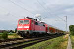 Als der RE 4 zwischen Dortmund Hbf und Aachen Hbf noch mit lokbespannten Zügen fuhr, machte ich diese Aufnahme bei Wickrathhahn.