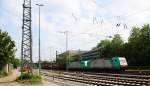 Zwei Cobra 2807 und 2804 kommen aus Richtung Köln,Aachen-Hbf mit einem langen gemischten Güterzug aus Köln-Greberg nach Antwerpen-Noord(B) und fahren in Aachen-West ein bei Schönem