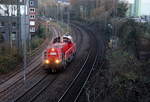 265 031-5 DB kommt als Lokzug aus Stolberg-Rheinland-Gbf nach Aachen-West und kommt aus Richtung Aachen-Rothe-Erde,Aachen-Hbf und fährt in Richtung Aachen-Schanz,Aachen-West.
