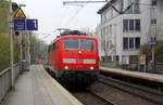 111 127 DB kommt als Lokzug aus Dortmund-Hbf nach Aachen-Hbf und kommt aus Richtung