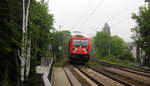 187 105 DB kommt als Lokzug aus Aachen-West(D) nach Stolberg-Rheinland-Gbf(D) und kommt aus Richtung Aachen-West und fährt durch Aachen-Schanz in Richtung