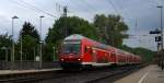 Ein RE4 von Aachen-Hbf-Dortmund-Hbf und am Zugende ist die 111 116 DB kommt aus Richtung Aachen-West,Laurensberg,Richterich, und fährt durch Kohlscheid und fährt in Richtung