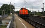 Eine Rangierlok von BBL Kommt aus Richtung Aachen-West,Laurensberg,Richterich und fährt durch Kohlscheid und fährt als Lokzug aus Stolberg-Hbf(Rheinland) nach Neuss-Hbf und fährt in