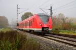 1440 324-0 als S8 am Sonntag den 1.11.2015, hier ist der Zug in Kleinenbroich.