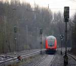 Ein Nachschuss vom RE4 aus Dortmund-Hbf nach Aachen-Hbf und fährt durch Kohlscheid in Richtung Richterich,Laurensberg,Aachen-West.