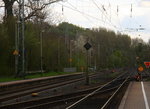 Verlassener Bahnhof von Kohlscheid. Aufgenommen Bahnsteig 2 in Kohlscheid. Am Abend vom 23.4.2016.