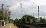 Ein Blick auf die KBS 485 in Richtung Aachen. 
Aufgenommen Bahnsteig 1 in Kohlscheid.
Bei Sonne und Regenwolken am Abend vom 14.5.2016. 