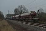 Nachschuß auf den Güterzug den die 189 001-1 durch Kleinenbroich gezogen hat heute Vormittag. 7.1.2017