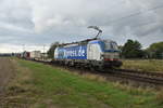 Boxxpress 193 836 mit einem Klv gen Neuss in Broicherseite am 3.10.2019