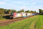 Deutschland
Lok 6193 181 von Adesso zieht einem Containerzug in Kaarst Broicherseite
1/10/2025