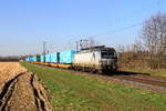 Deutschaland  Lok 193 505 von PKPCargo zieht einem Trailerzug, in Kaarst Broicherseite  3/3/2026