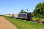 Deutschland 
Lok 193 489 gemietet durch Rail Force One zieht einem Trailerzug in Broicherseite 
29/4/2026