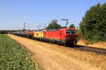 Deutschland 
Loks 6193 043 + 7193 004 von Railpool ziehen einem Kesselzug in Kaarst Broicherseite.
29/7/2026