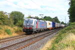 Deutschland  Lok 193989 von Eccorail zieht einem Containerzug in Kaarst Broicherseite  7/8/2026