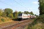 Deutschland  Lok 147 554 von DBF zieht einem leerem Personenzug in Kaarst Broicherseite  8/9/2026