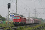 Mit ihrem GAG 60800 am Haken wartete 232 668 am 18.08.2021 in Lintorf auf die Weiterfahrt nach Flandersbach.