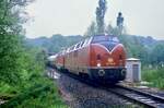 221 144 + 221 127, Heiligenhaus Hofermühle Wiel, 04.06.1984.
