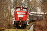135 Jahre Wuppertalbahn mit 363 826-9 & 212 376-8 DB auf der Wupperschiene, Februar 2025.