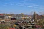 IG Traditionsdampflok 35.1079 mit dem DZ 26322 am 11.4.2026 in Dresden Trachau