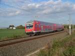 RB 17324 hat gerade den Haltepunkt Frankenstein verlassen und fhrt weiter in Richtung Oederan, 08.10.08