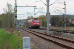 143 093-3 vor den Hp Mosel bei Zwickau mit einer RB nach Dresden Hbf.25.04.2012 