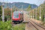 RB 17316 bei der Einfahrt in Zwickau Plbitz, Schublok ist 143 038-8