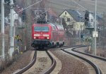 143 896-9 mit der RB26450 nach Neukieritzsch, hier bei der Einfahrt in Glauchau Schnbrnchen. 02.04.2013