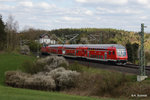 Regionalexpress von Dresden nach Hof mit Steuerwagen voraus.