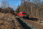 249 061 erreicht mit dem EZK 68249 in Kürze Grünstädtel, um den dortigen Anschluss zu bedienen.
Grünstädtel, 11.02.2026

[Kategorien werden am Nachmittag hinzugefügt aufgrund Problemen mit der Website]