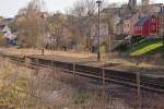 Der Mittelbahnsteig des ehemaligen Bahnhofs von Triebes, an der heutigen KBS 546 (Gera - Mehltheuer - Hof) gelegen, zeigt, dass hier mal etwas mehr Leben war als heute, wo die Strecke von Zügen