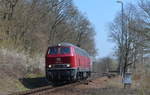 NeSA 218 155-0 Eisenbahn-Betriebsgesellschaft Neckar-Schwarzwald-Alb mbH in Haynsburg bei Zeitz 06.04.2019