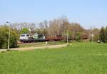 76 111 (SWT) war am 03.05.23 mit dem Schrottzug aus Cheb/Tschechien nach Könitz in Krölpa zu sehen.