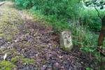 Ein weiteres Relikt aus vergangenen Zeiten: ein alter Kilometerstein im Abschnitt zwischen der Posenmühle und Ziegenrück.