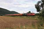 151 075 und 151 119 (BYB) waren am 02.08.21 in Etzelbach zu sehen.