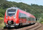 442 310 als RE 4987 (Jena Saalbf–Lichtenfels) am 16.08.2013 in Zeutsch, aufgenommen vom Bahnsteigende