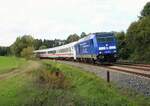 246 049-2 (Press) mit dem IC 2155 zu sehen am 24.09.22 bei Oberndorf.
