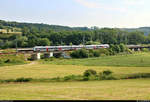 Nachschuss auf 9442 ??? (Bombardier Talent 2) von Abellio Rail Mitteldeutschland als RB 74663 (RB25) von Saalfeld(Saale) nach Halle(Saale)Hbf, die bei Saaleck, Sulzaer Straße, nach dem Passieren