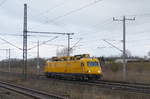 DB 711 213 war am 26.01.2021 in Neudietendorf aus Richtung Arnstadt kommend in Richtung Erfurt unterwegs.