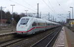 DB 5812 004 (Tz 9004) als ICE 691 von Berlin Gesundbrunnen nach Mnchen Hbf, am 26.01.2021 in Neudietendorf.