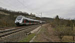 9442 608 und ein unbekannter Schwestertriebzug (Bombardier Talent 2) unterwegs bei Saaleck.