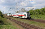 DB 2873 (D-DB 50 80 86-81 873-1 DBpbzfa 668.2) als IC 1959 von Düsseldorf Hbf nach Leipzig Hbf, am 06.05.2022 in Wandersleben.