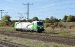 SETG 193 240 (91 80 6193 240-9 D-ELOC) als Tfzf Richtung Erfurt, am 06.10.2022 in Neudietendorf.