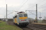 Schweerbau 140 797-2 als Tfzf Richtung Erfurt, am 20.03.2023 in Seebergen.