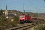 143 134 fhrt am 13.10.2008 gerade in den Bahnhof Bad Ksen ein.