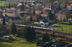 Ein Talent 2 der Abellio bei der Durchfahrt durch Saaleck in Richtung Naumburg (Saale)