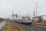 DB 147 567 mit dem IC 1956 von Leipzig Hbf nach Karlsruhe Hbf, am 24.01.2021 in Vieselbach.