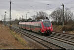 442 770  Grub a.Forst  (Bombardier Talent 2) unterwegs in Großkorbetha.

🧰 Franken-Thüringen-Express (FTX | DB Regio Bayern)
🚝 RE 4986 (RE42) Nürnberg Hbf–Leipzig Hbf
🕓 30.1.2022 | 13:24 Uhr