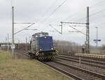 ESL 293 515-3 als Tfzf Richtung Erfurt, am 21.02.2023 in Seebergen.