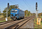 192 059-4 (Siemens Smartron) ist als Tfzf Richtung Großkorbetha unterwegs, um Kesselwagen abzuholen.